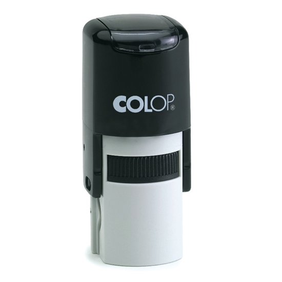 Picture of Zīmogs COLOP Printer R40, melns korpuss, zils spilventiņš