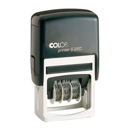 Picture of Zīmogs COLOP Printer S260, D03 melns korpuss, bez krāsas spilventiņš