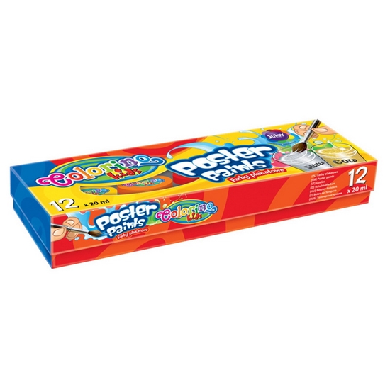 Picture of Guaša krāsas COLORINO 12 krāsas x 20 ml