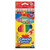 Изображение Krāsanie zīmuļi COLORINO Kids 12+1 krāsas, zelta/sudraba, trīsstūra formas