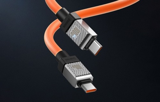Изображение CoolPlay Cable USB-C to C 100W 2m Orange