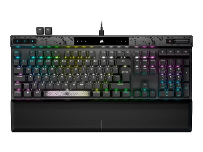 Attēls no Corsair | MGX Switch | K70 MAX RGB | Gaming keyboard | Gaming Keyboard | RGB LED light | NA | Wired | Black | Magnetic-Mechanical