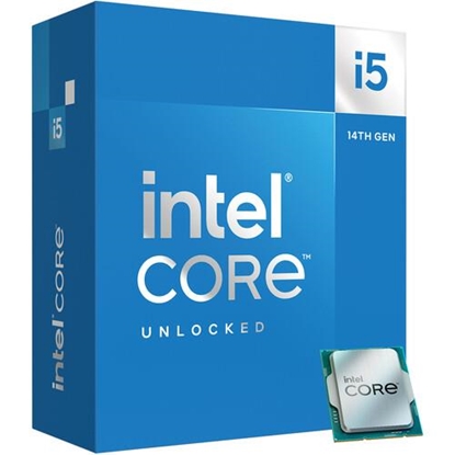 Picture of CPU|INTEL|Desktop|Core i5|i5-14400|Raptor Lake|2500 MHz|Cores 10|20MB|Socket LGA1700|65 Watts|GPU UHD 730|BOX|BX8071514400SRN3Q