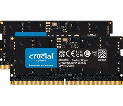 Attēls no Crucial DDR5-5200 Kit       32GB 2x16GB SODIMM CL42 (16Gbit)