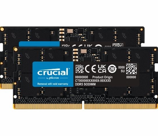 Picture of Crucial DDR5-5600 Kit       32GB 2x16GB SODIMM CL46 (16Gbit)