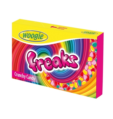 Picture of Cukura dražejas ar augļu garšu WOOGIE Freaks, 150g