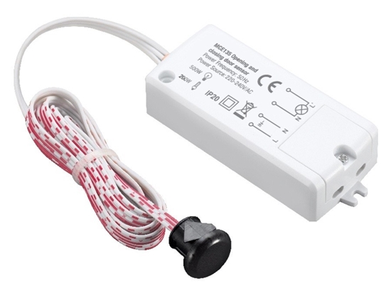 Изображение Maclean Czujnik pir on/off do drzwi, MCE135 zasig 5-6 cm, max 500W (MCE135)