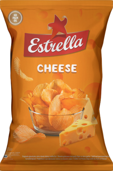Изображение Čipši Estrella ar siera garšu 130g