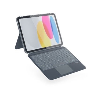Attēls no Dėklas su klaviatūra EPICO iPad 10,9" (2022), pilkas