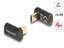 Attēls no Delock Adapter USB 40 Gbps USB Type-C™ PD 3.0 100 W male to female angled 8K 60 Hz