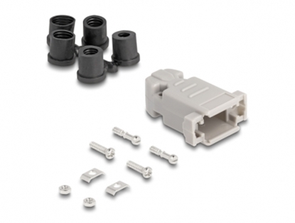 Изображение Delock D-Sub Housing for 9 pin male / female with rubber seals