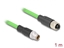 Изображение Delock M12 Cable X-coded 8 pin male to female PUR (TPU) 1 m