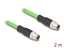 Изображение Delock M12 Cable X-coded 8 pin male to male PUR (TPU) 2 m
