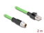 Изображение Delock M12 Cable X-coded 8 pin male to RJ45 male PUR (TPU) 2 m