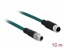 Picture of Delock Network cable M12 8 pin X-coded male to female PUR (TPU) 10 m