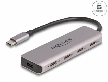 Изображение Delock USB 5 Gbps 4 Port USB Type-C™ Hub with USB Type-C™ connector