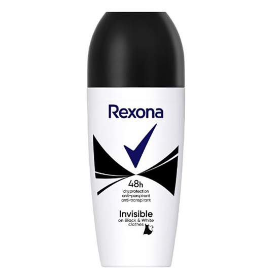 Изображение Dezodorants Rexona Invisible Black&White 50ml