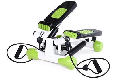 Attēls no Diagonal stepper with cables white and green HMS S3033