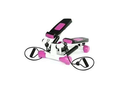 Attēls no Diagonal stepper with cables white and pink HMS S3033