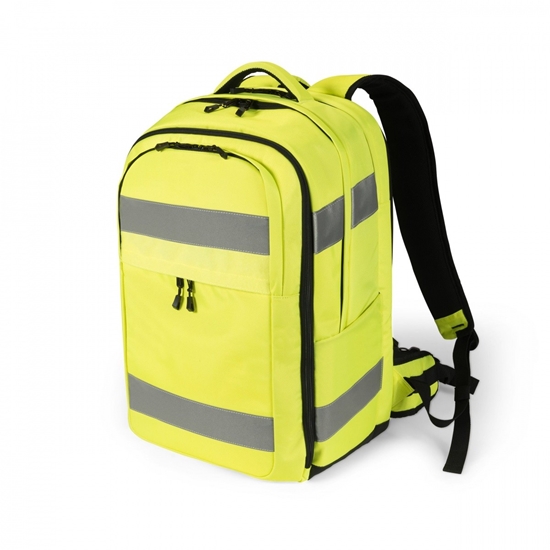 Picture of Dicota Backpack HI-VIS 32-38 litre 15.6"-17" yellow