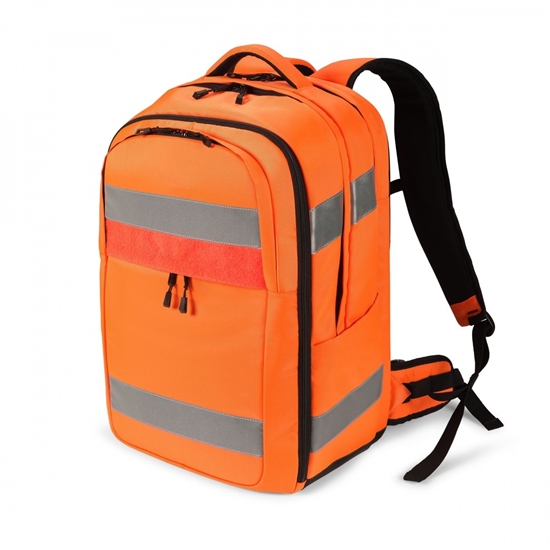 Picture of Dicota Backpack HI-VIS 32-38 litre 15.6"-17" orange