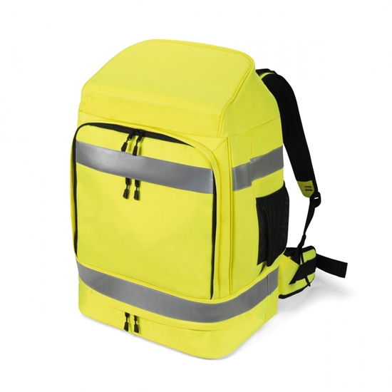 Picture of Dicota Backpack HI-VIS 65 litre yellow
