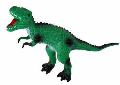 Изображение Didelis dinozauras Tiranozauras, 38cm, žalias