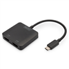 Picture of DIGITUS 2-Port MST Video Hub USB-C/2x DisplayPort 4K/60Hz
