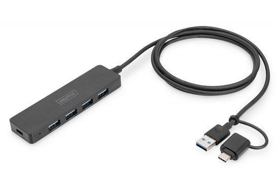 Picture of Digitus USB 3.0 Hub 4-Port, Slim Line