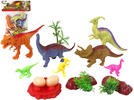 Picture of Dinozaurų figūrėlių rinkinys su priedais, 15 vnt,