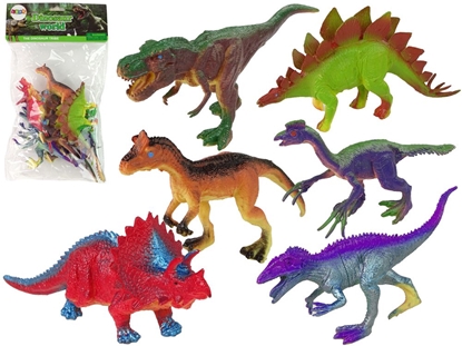 Attēls no Dinozaurų spalvotos figūrėlės, 6 vnt.