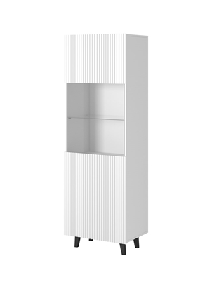 Picture of Display cabinet PAFOS 60x40x182 cm white matt