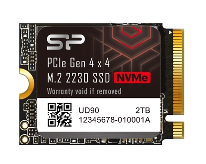Attēls no Dysk SSD Silicon Power UD90 1TB M.2 2230 PCI-E x4 Gen4 NVMe (SP01KGBP44UD9007)