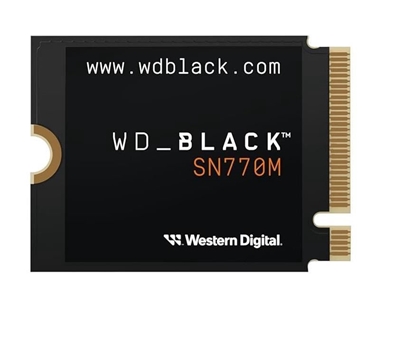 Изображение Dysk SSD WD Black SN770 500GB M.2 2230 PCI-E x4 Gen4 NVMe (WDS500G3X0G)
