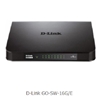 Picture of D-Link GO-SW-16G Unmanaged L2 Gigabit Ethernet (10/100/1000) 1U Black
