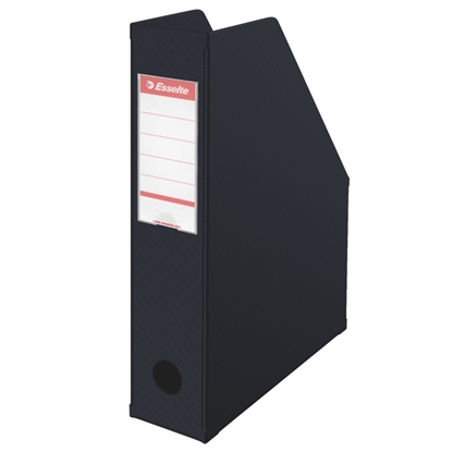 Изображение Dokumentu bokss ESSELTE VIVIDA vertikāla, PVC, 70mm, A4 formāts, melna