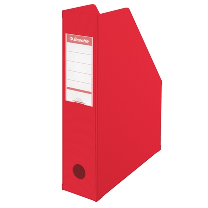 Изображение Dokumentu bokss ESSELTE VIVIDA vertikāla, PVC, 70mm, A4 formāts, sarkana