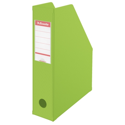 Изображение Dokumentu bokss ESSELTE VIVIDA vertikāla, PVC, 70mm, A4 formāts, zaļa