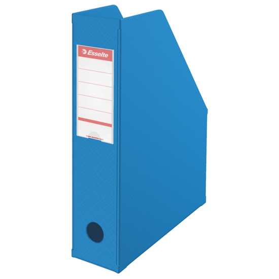Изображение Dokumentu bokss ESSELTE VIVIDA vertikāla, PVC, 70mm, A4 formāts, zila