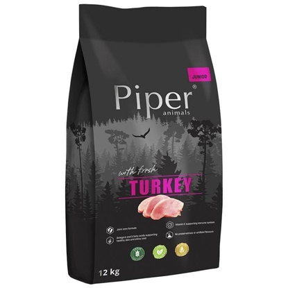 Picture of DOLINA NOTECI Piper Junior with turkey - dry dog food - 12 kg