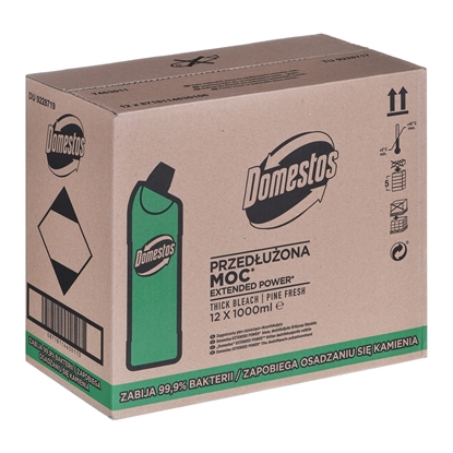 Picture of DOMESTOS TOILET CLEANER PINE 1L x 12