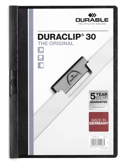 Picture of Mape DURABLE DURACLIP® Original 30, A4 formāts, melna