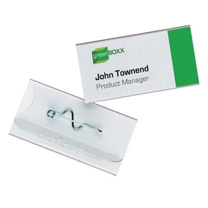 Picture of Personas karte DURABLE ar spraužamadatu un izmēru 30x60 mm