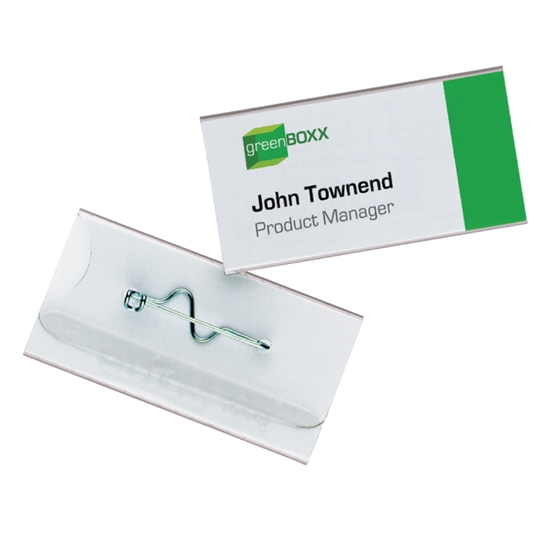 Picture of Personas karte DURABLE ar spraužamadatu un izmēru 30x60 mm