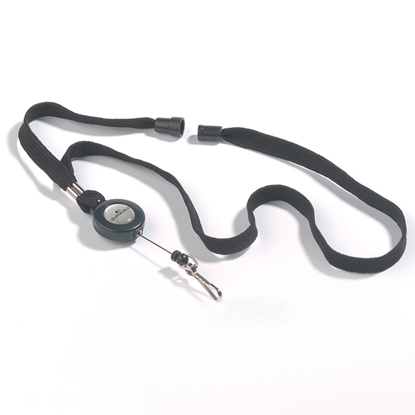 Picture of Tekstila aukla personas kartei DURABLE ar turētāju, melna