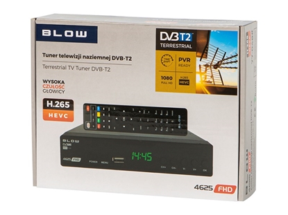 Attēls no DVB-T2 decoder BLOW 4625FHD H.265 H.265 V2 tuner