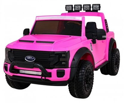 Изображение Dvivieties elektromobilis Ford Super Duty, rožinis
