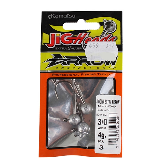 Picture of Džiga galvas Kamatsu Extra Arrow 4g #3/0 (3gb)