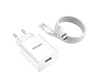 Picture of E03 Charger kit 18W QC + Cable USB-C white