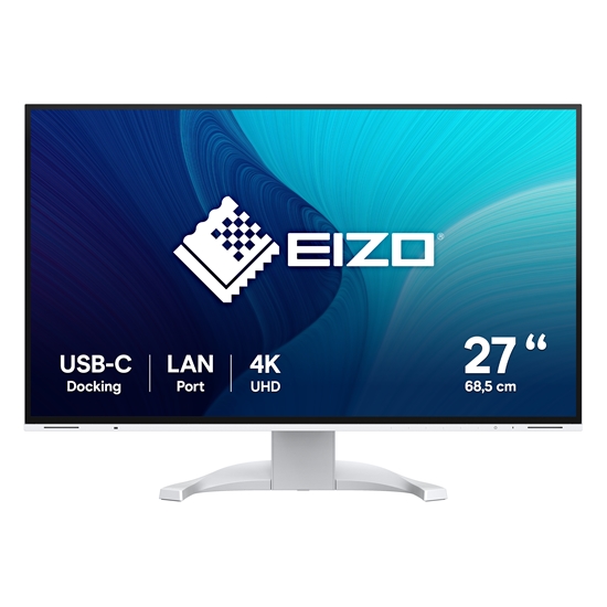 Изображение EIZO FlexScan EV2740X-WT computer monitor 68.6 cm (27") 3840 x 2160 pixels 4K Ultra HD LCD White